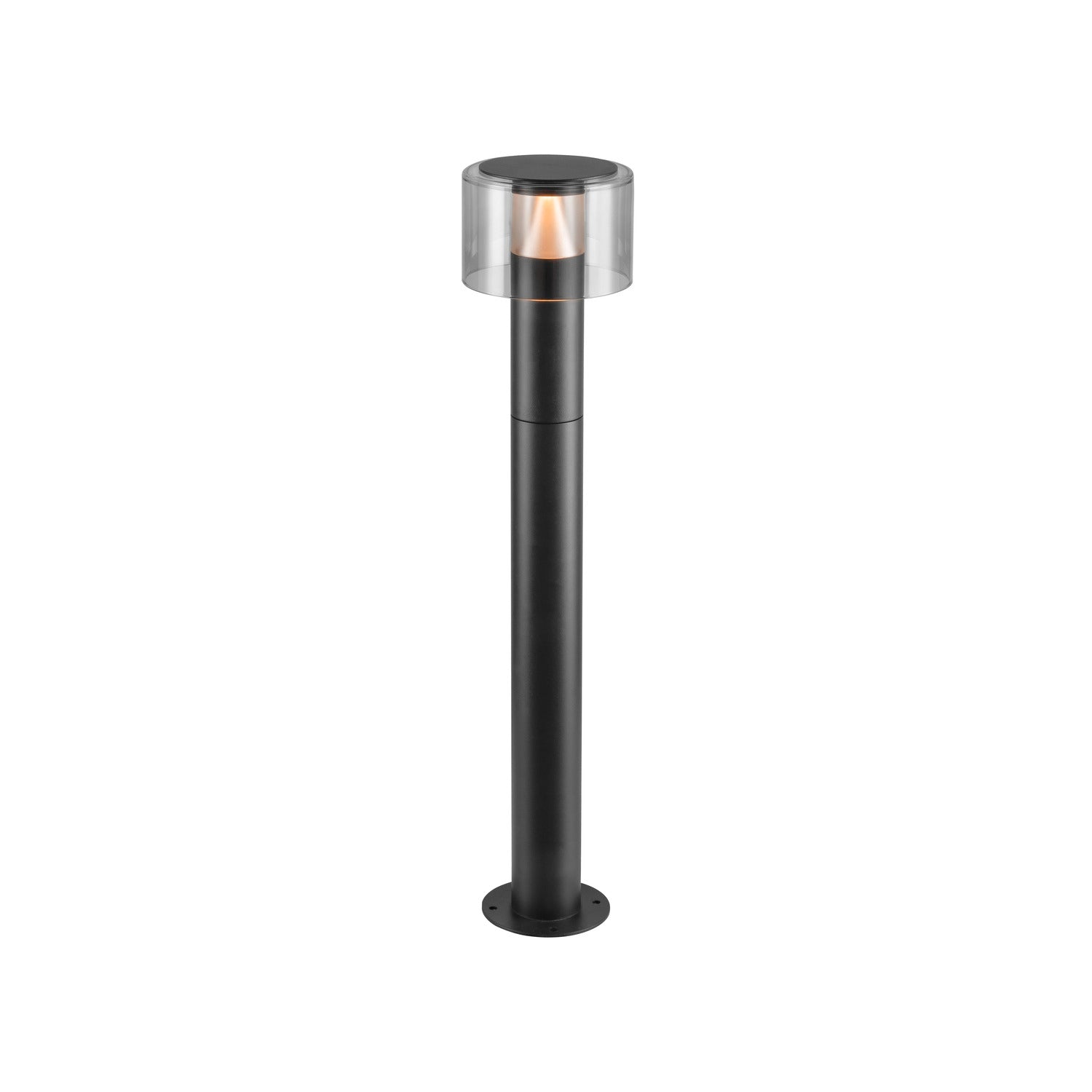 TAHA II 70, candeeiro de pé, PHASE, 2200/2700 K, IP65, cilíndrico, preto