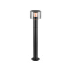 TAHA II 70, candeeiro de pé, PHASE, 2200/2700 K, IP65, cilíndrico, preto