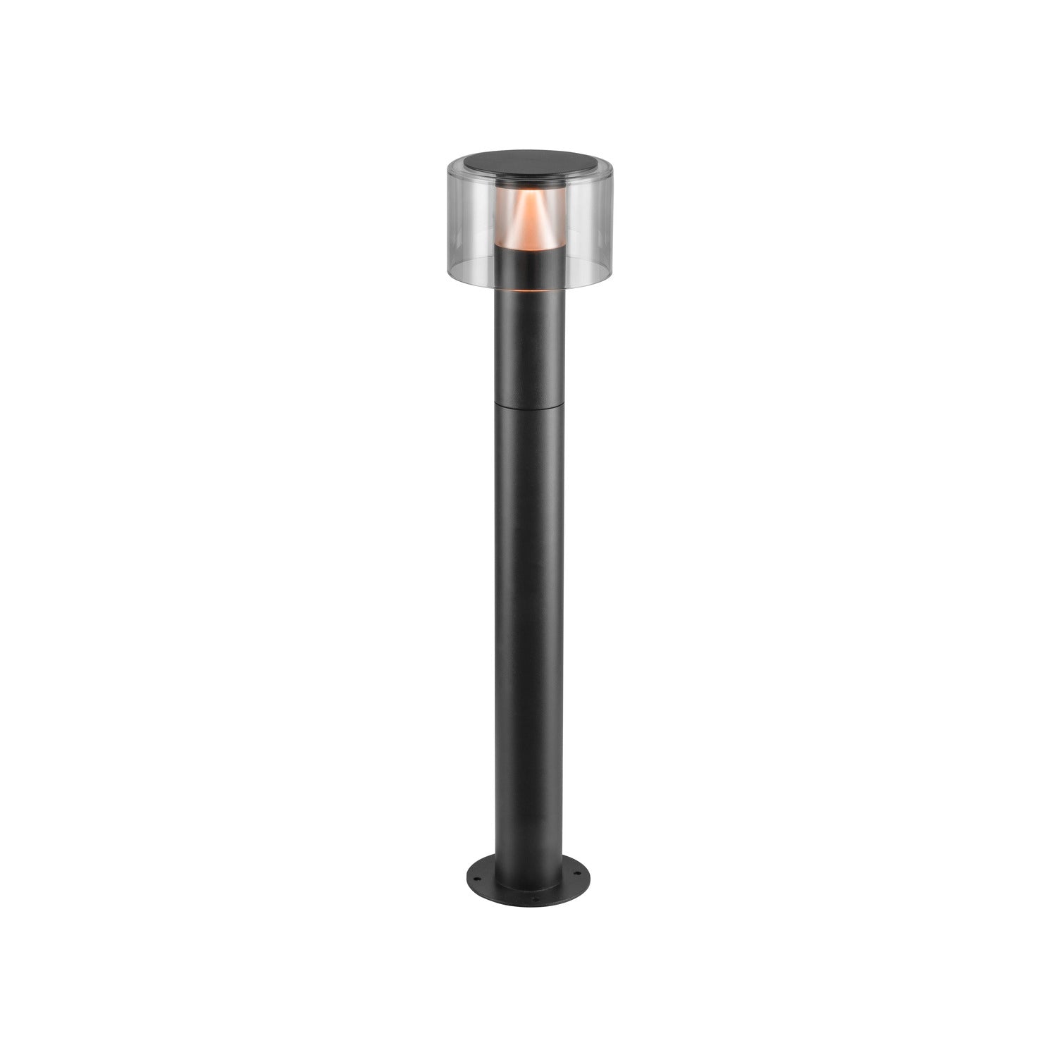 TAHA II 70, candeeiro de pé, PHASE, 2200/2700 K, IP65, cilíndrico, preto