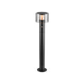 TAHA II 70, candeeiro de pé, SENSOR, 2200/2700 K, IP54, cilíndrico, preto