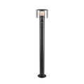 TAHA II 90, candeeiro de pé, SENSOR, 2200/2700 K, IP54, cilíndrico, preto