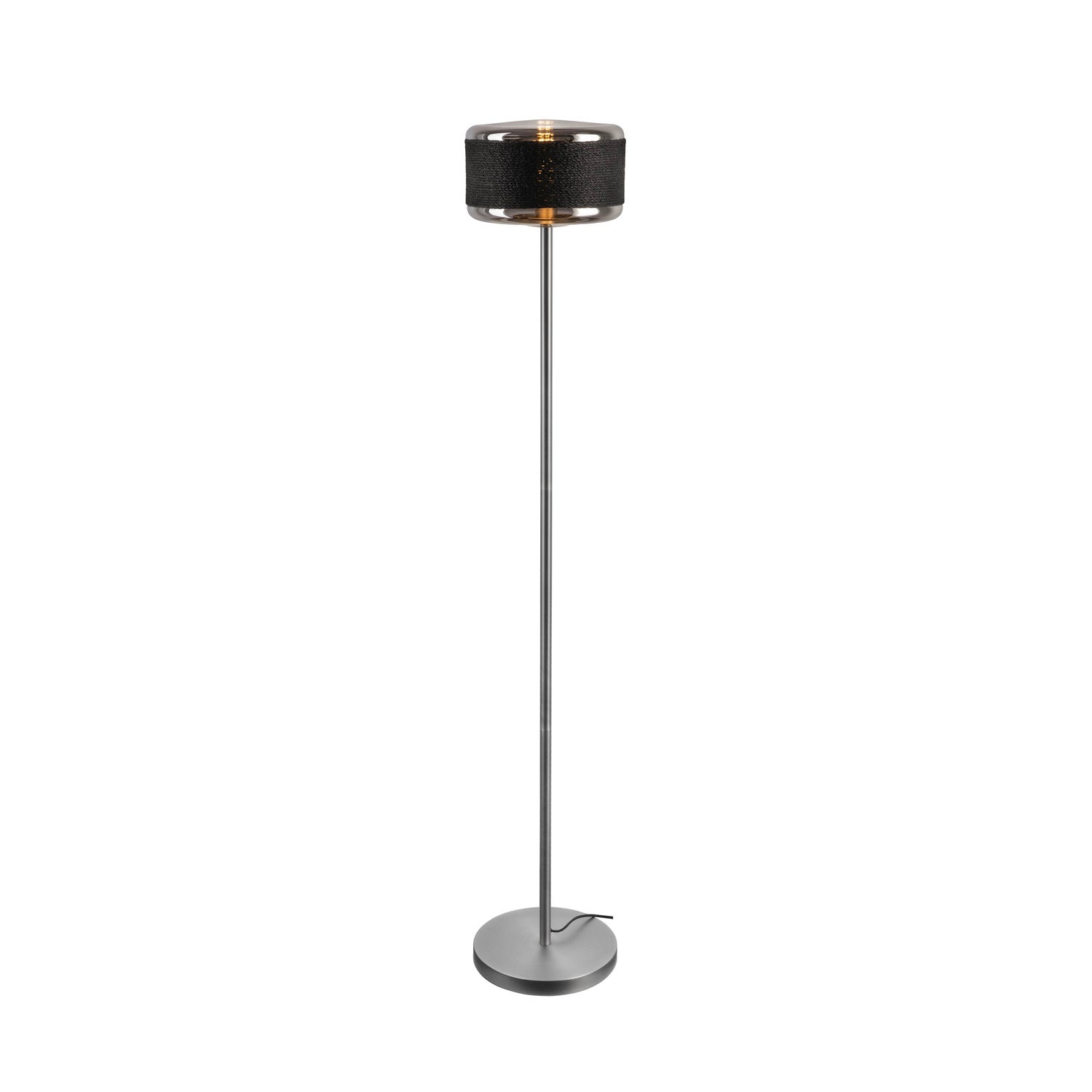 PANTILO ROPE 27, candeeiro de pé, E27, máx. 1 x 15 W, IP20, prata
