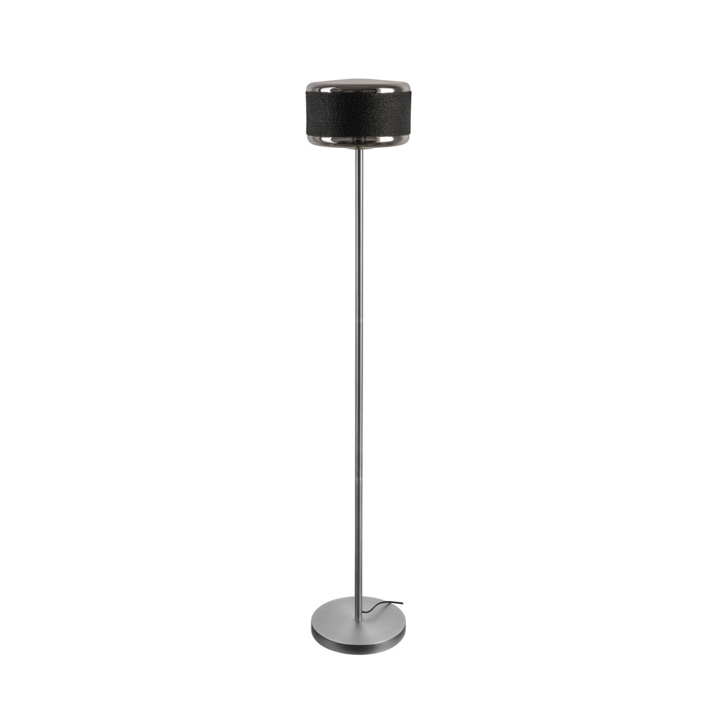 PANTILO ROPE 27, candeeiro de pé, E27, máx. 1 x 15 W, IP20, prata