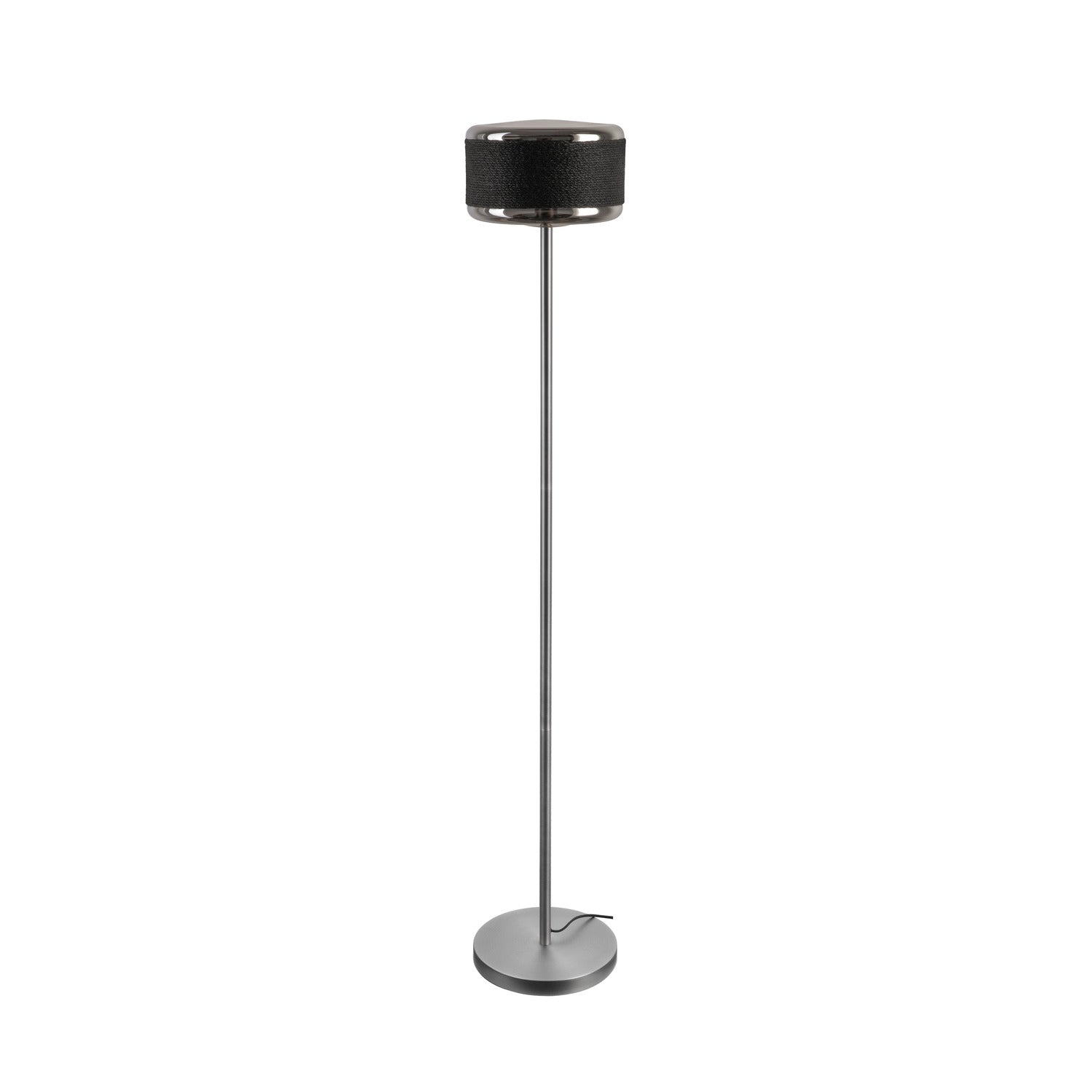 PANTILO ROPE 27, candeeiro de pé, E27, máx. 1 x 15 W, IP20, prata