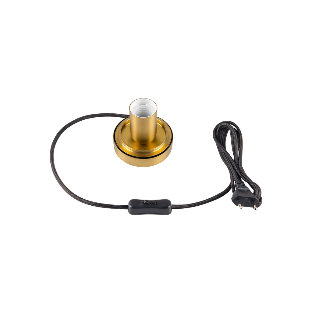 PANTILO ROPE 19, candeeiro de mesa, E27, cilíndrico, 1 x máx. 15 W, ouro
