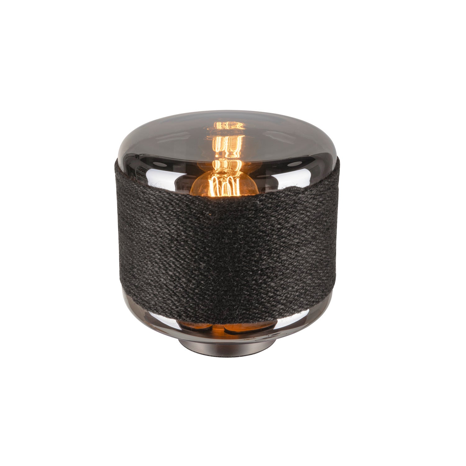 PANTILO ROPE 19, candeeiro de mesa, E27, cilíndrico, 1 x máx. 15 W, prata