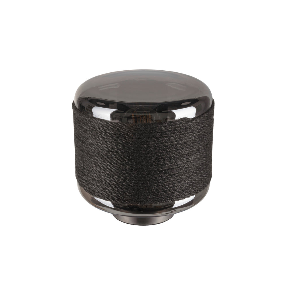 PANTILO ROPE 19, candeeiro de mesa, E27, cilíndrico, 1 x máx. 15 W, prata