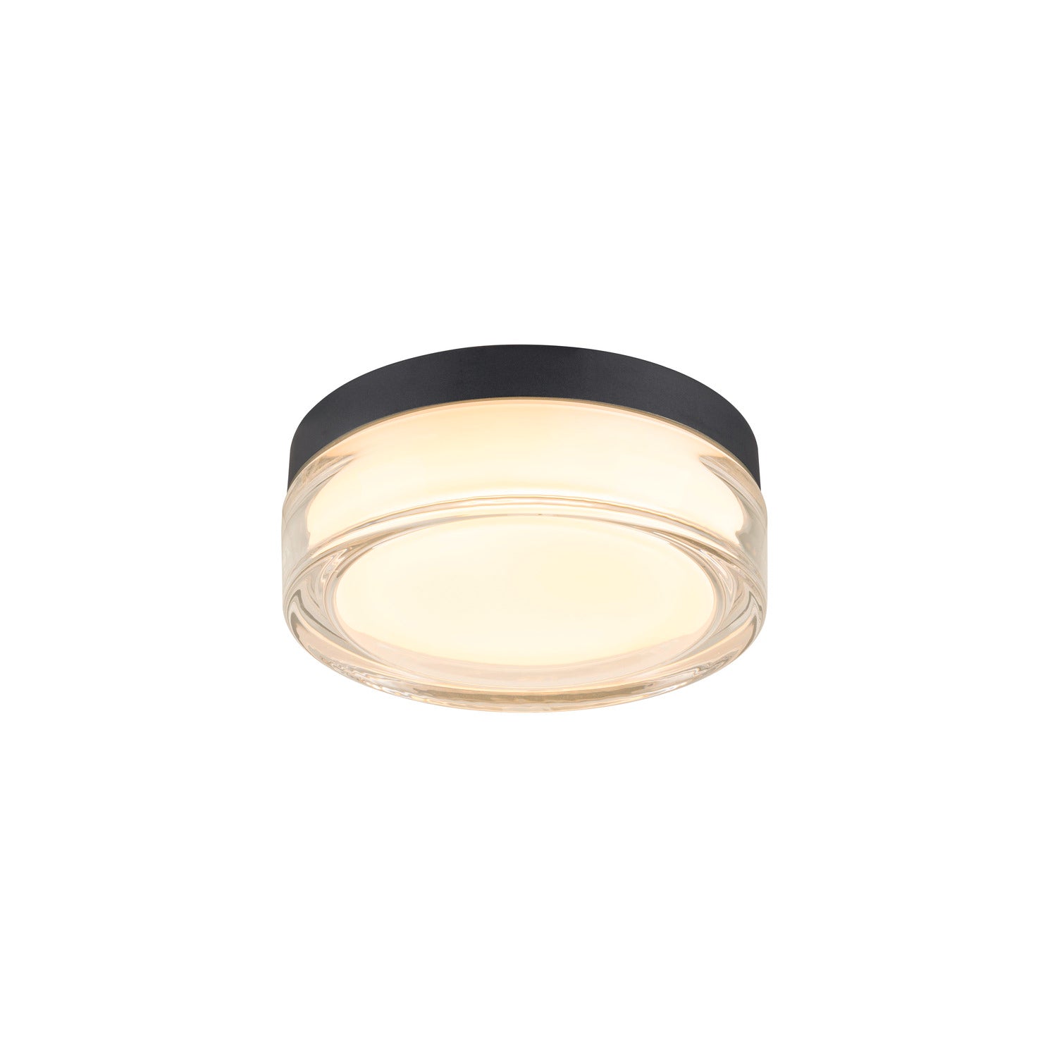 CYFT XL, luminária de parede e teto, 2700/3000/4000 K, 15 W, PHASE, 125°, IP65 preto / transparente