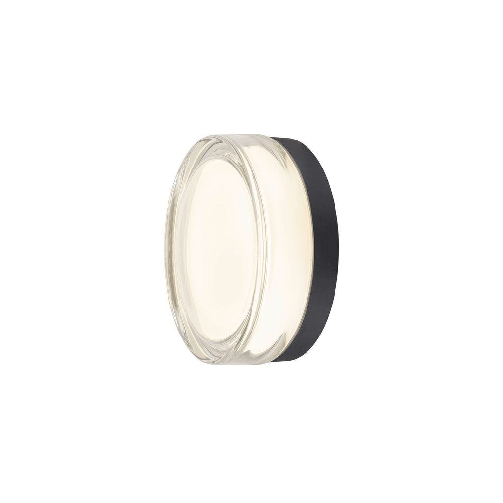 CYFT XL, luminária de parede e teto, 2700/3000/4000 K, 15 W, PHASE, 125°, IP65 preto / transparente