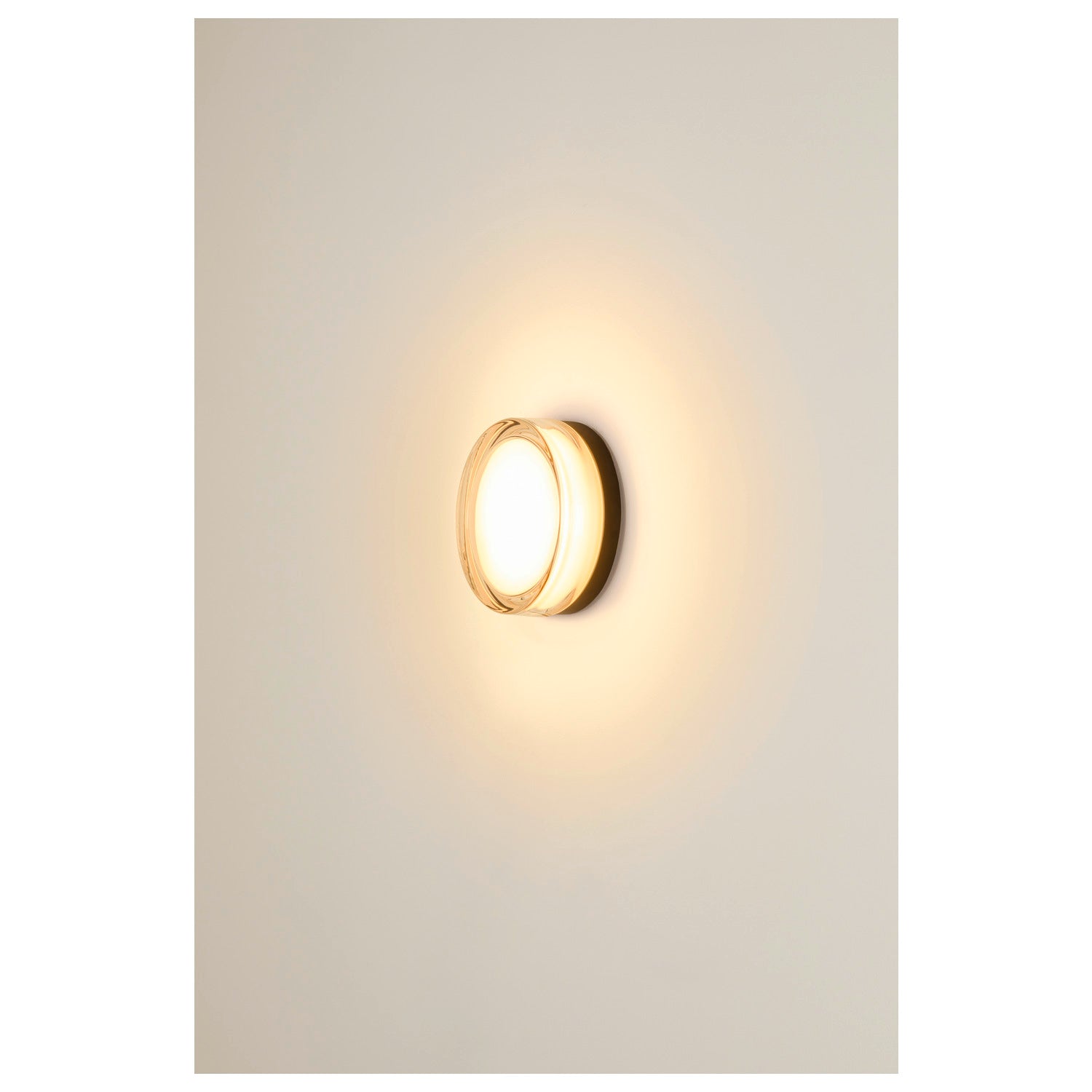 CYFT XL, luminária de parede e teto, 2700/3000/4000 K, 15 W, PHASE, 125°, IP65 preto / transparente