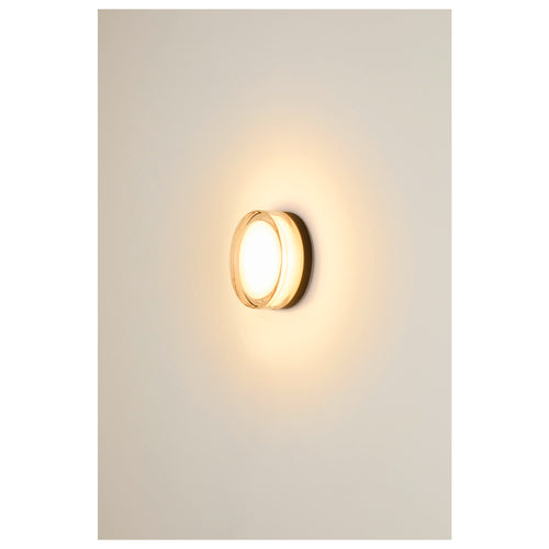 CYFT XL, luminária de parede e teto, 2700/3000/4000 K, 15 W, PHASE, 125°, IP65 preto / transparente