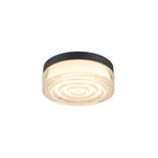 CYFT WAVE XL, luminária de parede e teto, 2700/3000/4000 K, 15 W, PHASE, 105°, IP65 preto / transparente