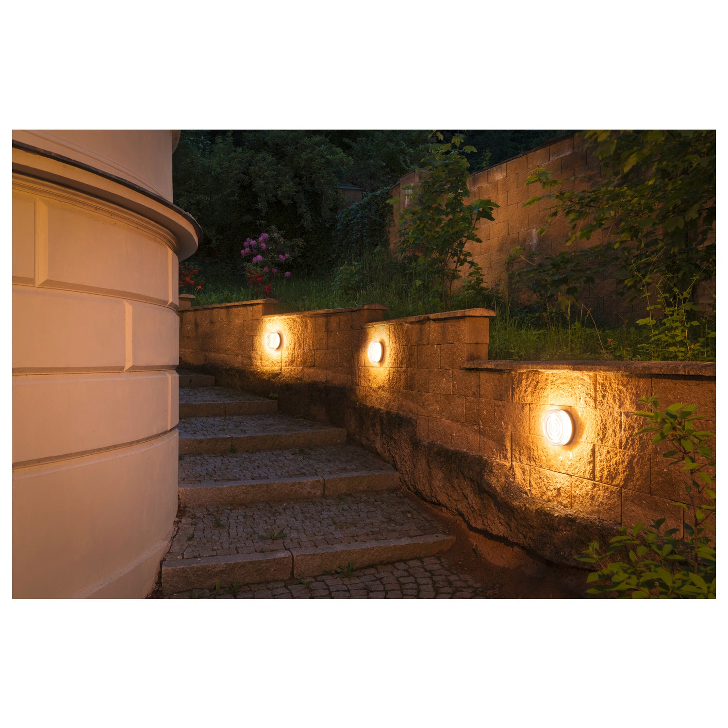 CYFT WAVE XL, luminária de parede e teto, 2700/3000/4000 K, 15 W, PHASE, 105°, IP65 preto / transparente