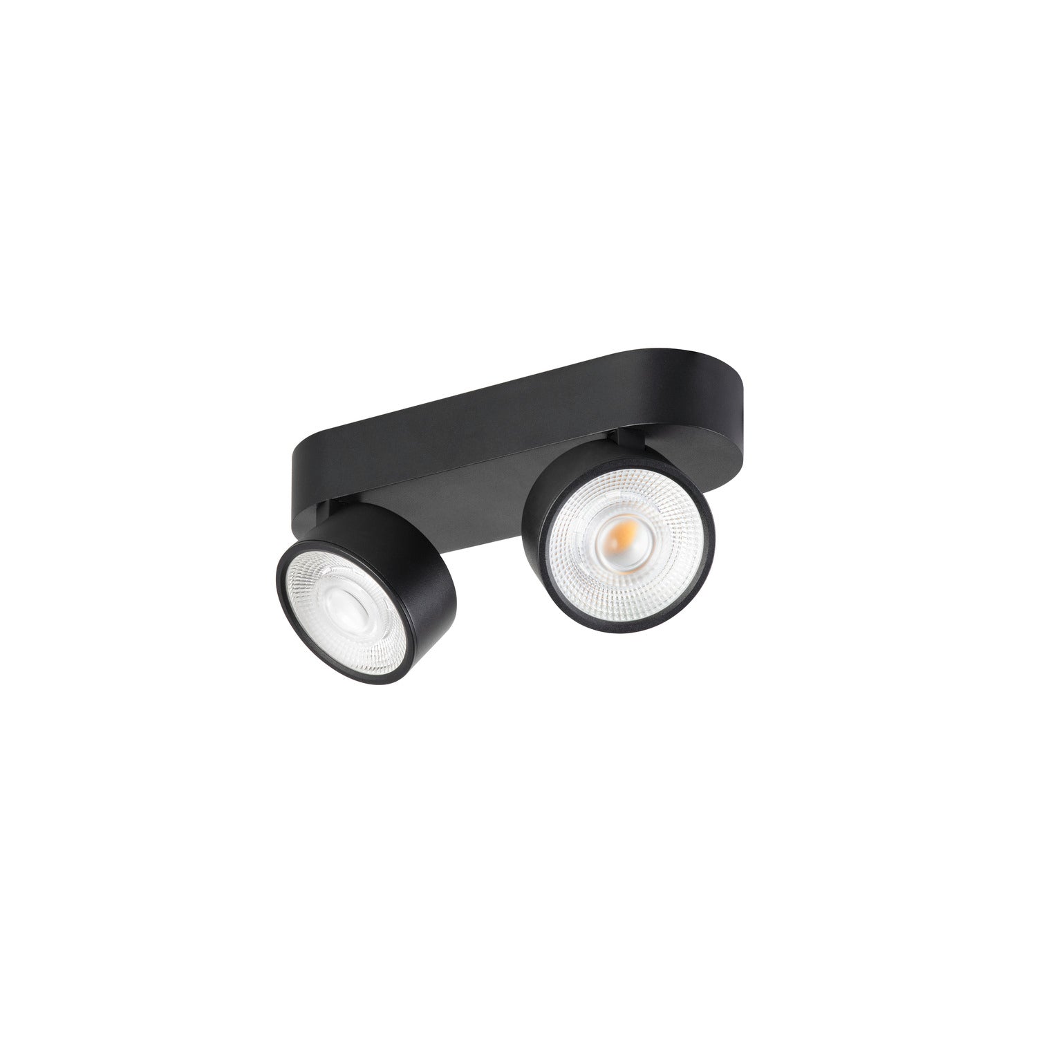 KALU 2.0, luminária de parede e de superfície, PHASE, 2700 K, 19 W, 36°, preto