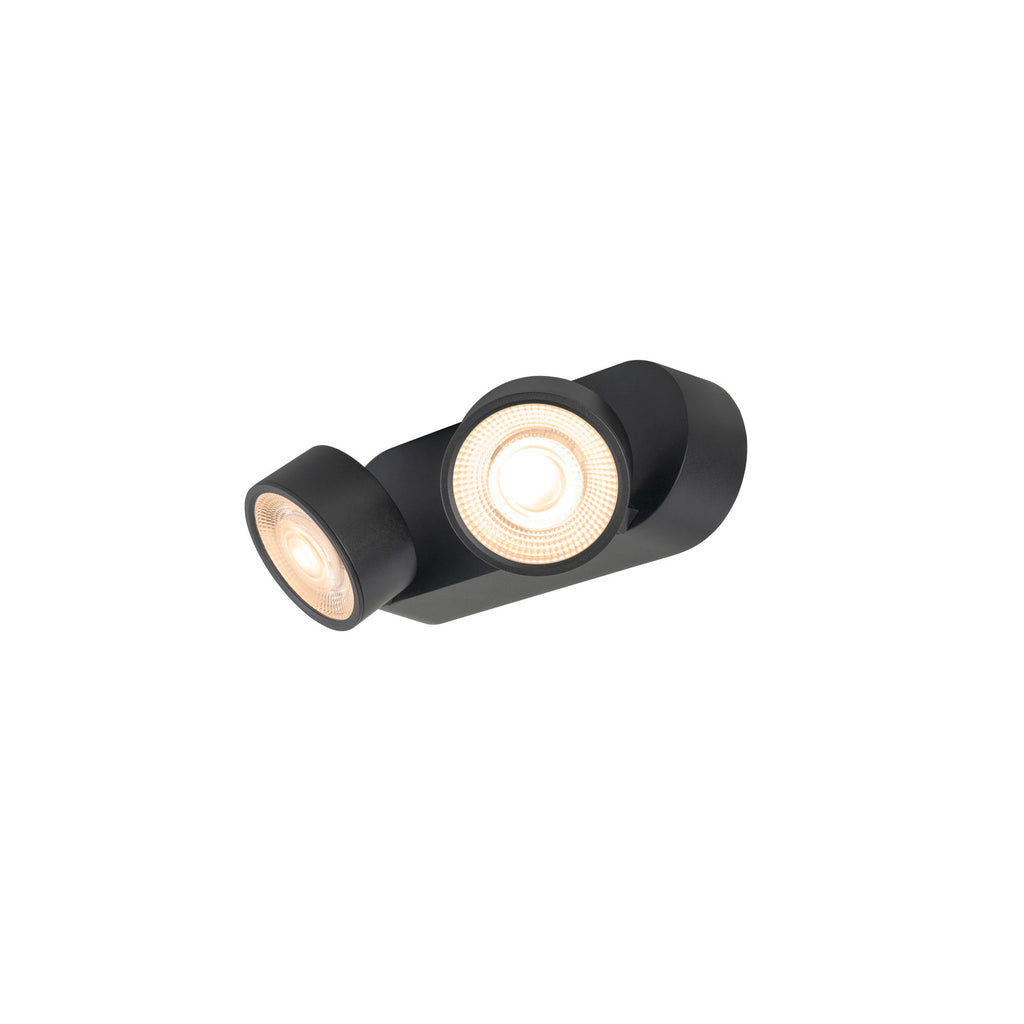 KALU 2.0, luminária de parede e de superfície, PHASE, 2700 K, 19 W, 36°, preto