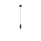LALU®, Candeeiro suspenso, Base LED, Mix&Match, dossel embutido, Comprimento pendente 200 cm, 2700/3000K, 40°, PHASE, preto