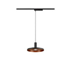 LALU®, 1~Candeeiro suspenso, PHASE, Base LED, Mix&Match, Comprimento pendente 200 cm, 2700/3000K, 40°, preto