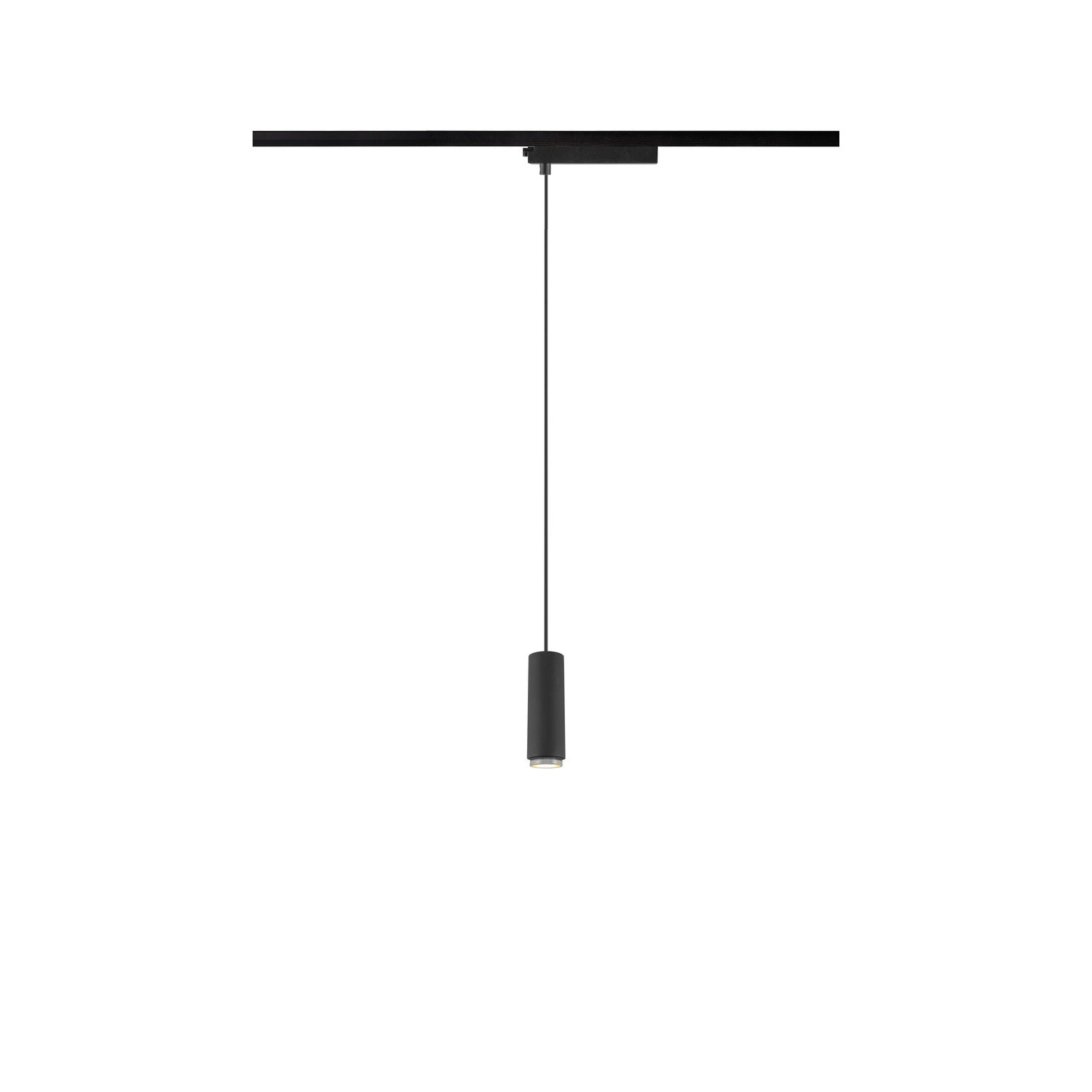 LALU®, 1~Candeeiro suspenso, PHASE, Base LED, Mix&Match, Comprimento pendente 200 cm, 2700/3000K, 40°, preto