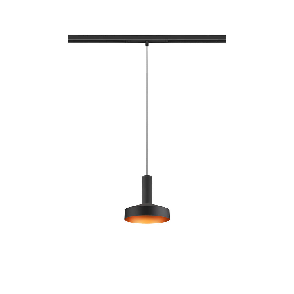 LALU® TETRA 14, abajur, Mix&Match, A:4,9 cm, preto