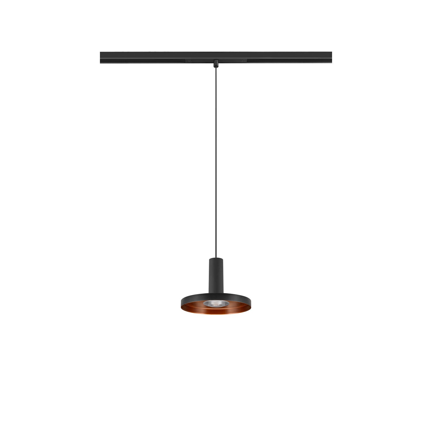 LALU® PLATE 15, abajur, Mix&Match, A:1,5 cm, preto