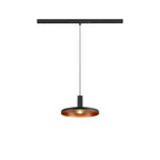 LALU® PLATE 22, abajur, Mix&Match, A:1,5 cm, preto