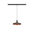 LALU® PLATE 22, abajur, Mix&Match, A:1,5 cm, preto