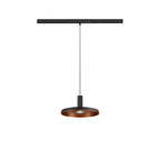 LALU®, Candeeiro suspenso 48V, DALI, Base LED, Mix&Match, Comprimento pendente 200 cm, 2700/3000K, 40°, preto