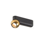 DYSKO, luminária de parede e de superfície, simples, PHASE, 2700K, 6, 7 W, 36°, preto / dourado
