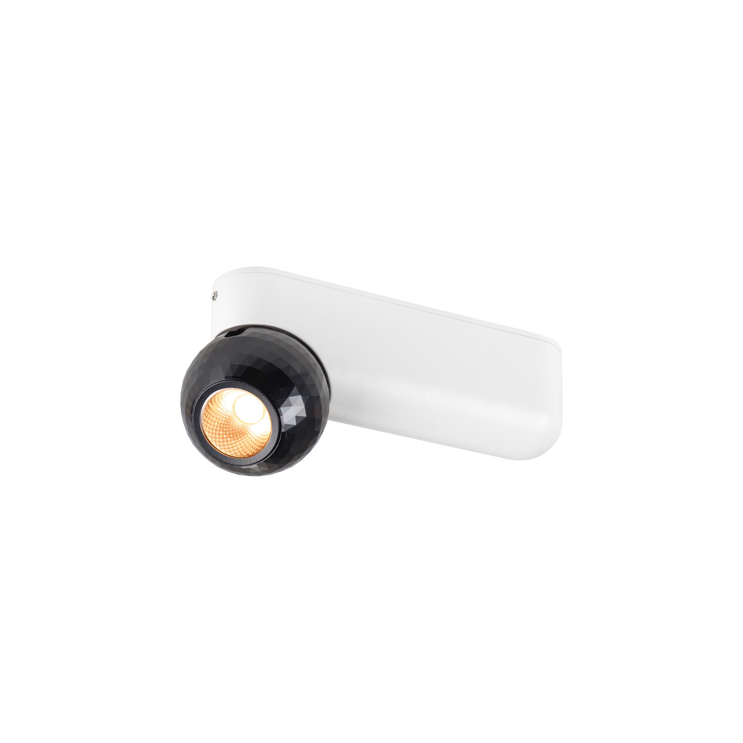 DYSKO, luminária de parede e de superfície, simples, PHASE, 2700K, 6, 7 W, 36°, branco / preto