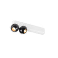 DYSKO, luminária de parede e de superfície, dupla, PHASE, 2700K, 13 W, 36°, branco / preto