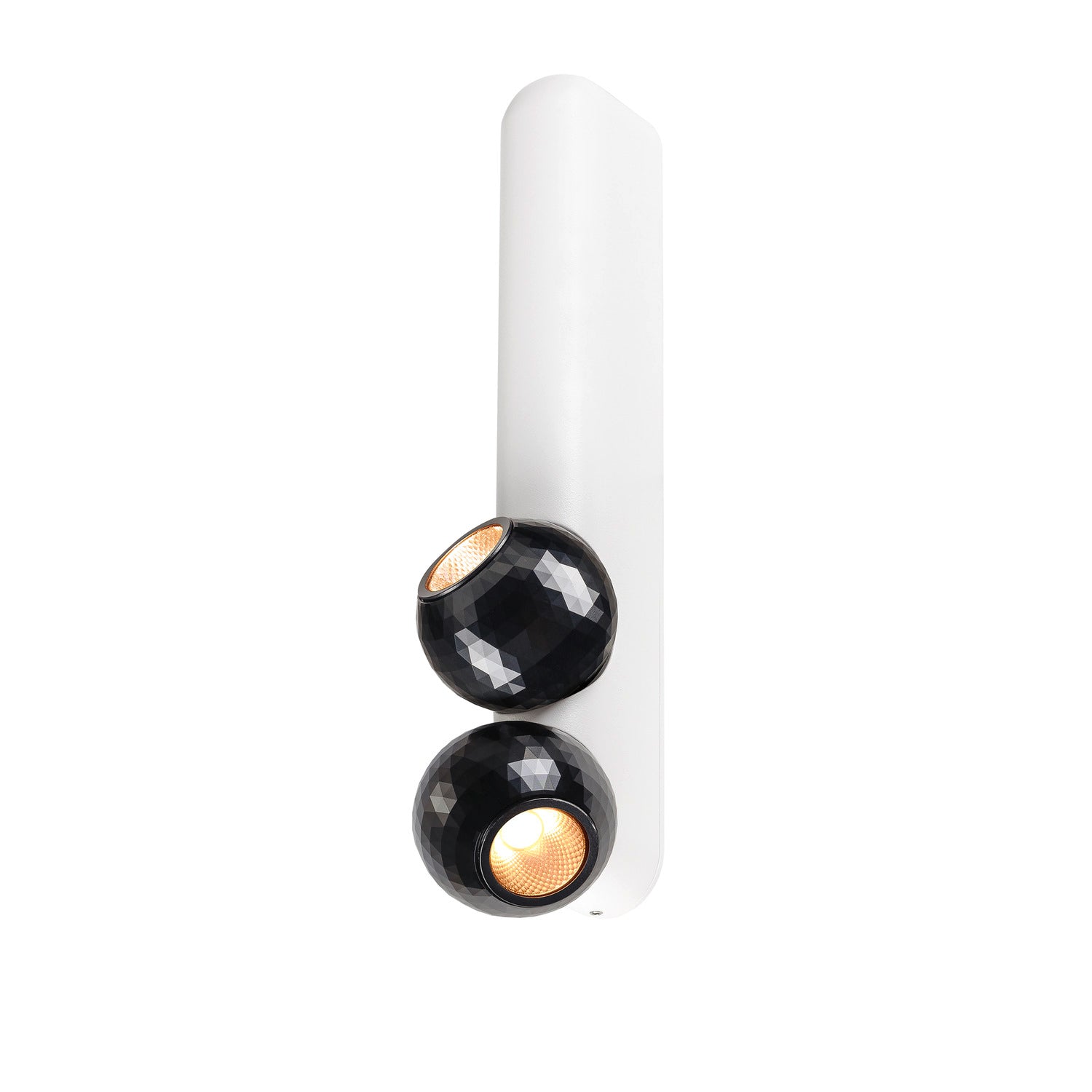 DYSKO, luminária de parede e de superfície, dupla, PHASE, 2700K, 13 W, 36°, branco / preto