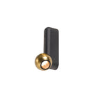 DYSKO, luminária de parede e de superfície, interruptor, simples, PHASE, 2700K, 6, 7 W, 36°, preto / dourado