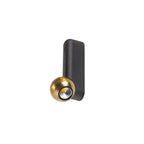 DYSKO, luminária de parede e de superfície, interruptor, simples, PHASE, 2700K, 6, 7 W, 36°, preto / dourado