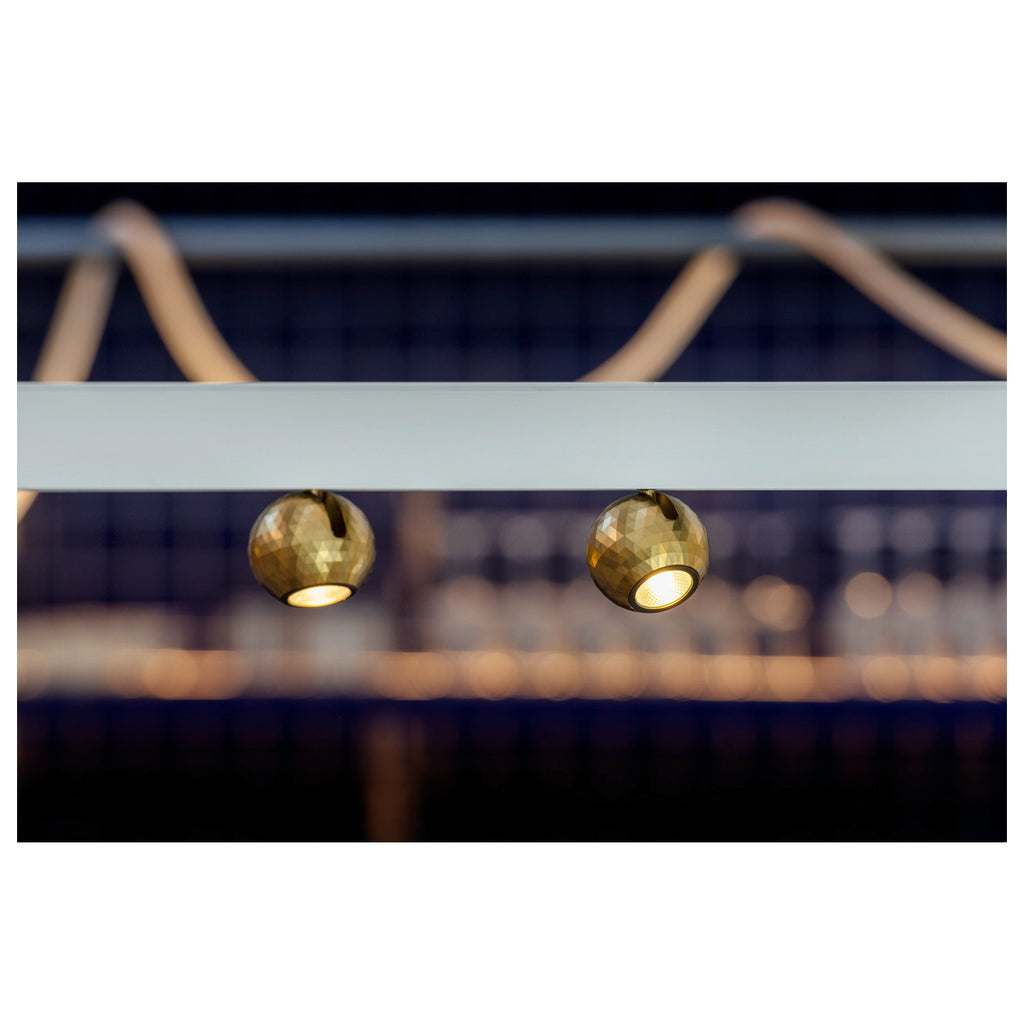 DYSKO, 1~ Spot, PHASE, 2700K, 6.7 W, 36°, preto / dourado