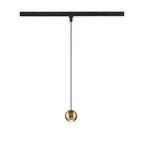 DYSKO, 1~ Candeeiro suspenso, PHASE, comprimento pendente 200 cm, 2700K, 36°, preto / dourado
