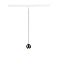 DYSKO, 1~ Candeeiro suspenso, PHASE, Comprimento suspenso 200 cm, 2700K, 36°, branco / preto