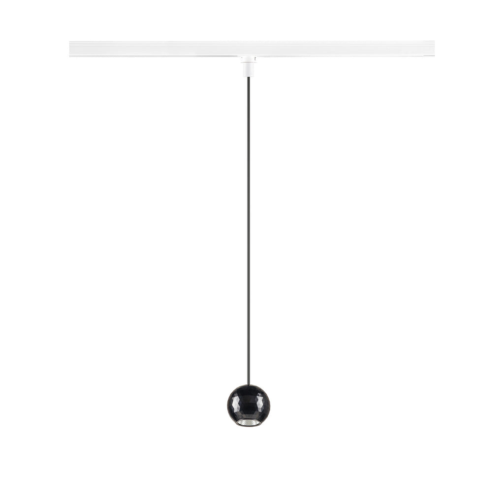 DYSKO, 1~ Candeeiro suspenso, PHASE, Comprimento suspenso 200 cm, 2700K, 36°, branco / preto
