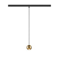 DYSKO, Candeeiro suspenso 48V, DALI, Comprimento suspenso 200 cm, 2700K, 36°, preto / dourado