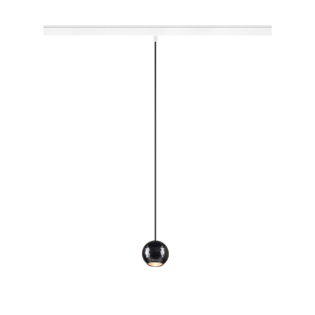 DYSKO, Candeeiro suspenso 48V, DALI, Comprimento suspenso 200 cm, 2700K, 36°, DALI, branco / preto