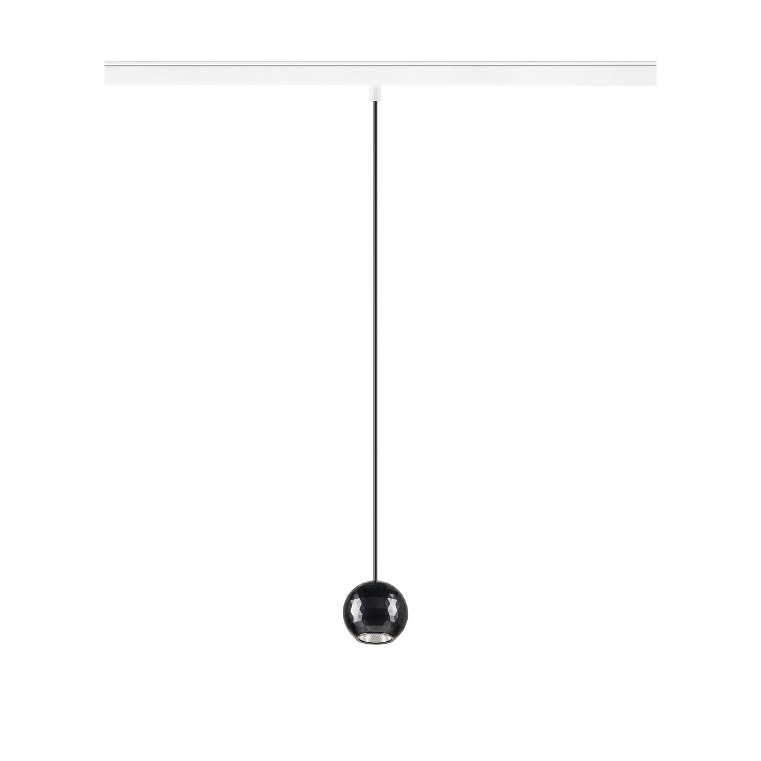DYSKO, Candeeiro suspenso 48V, DALI, Comprimento suspenso 200 cm, 2700K, 36°, DALI, branco / preto