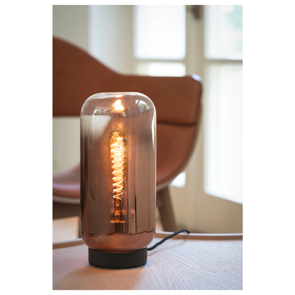 PANTILO SLIM, candeeiro de mesa, cilíndrico, 1 x máx. 15 W E27, cobre