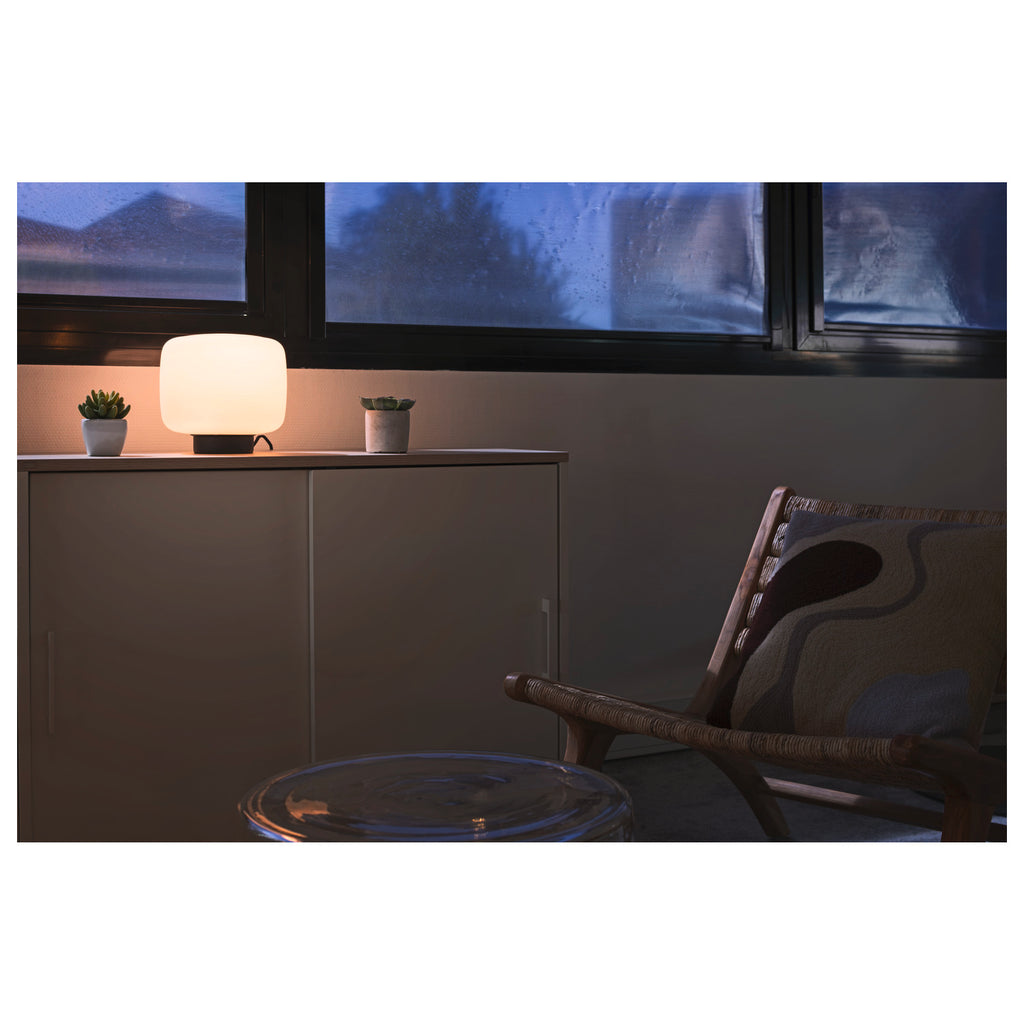 PANTILO, Candeeiro de mesa, cilíndrico, 1 x máx. 15 W E27, branco