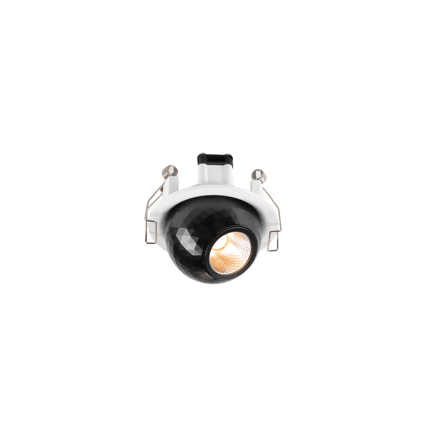 DYSKO, luminária de teto embutida, redonda, PHASE, 2700K, 6, 4 W, 36°, branco / preto