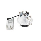 DYSKO, luminária de teto embutida, redonda, PHASE, 2700K, 6, 4 W, 36°, branco / preto