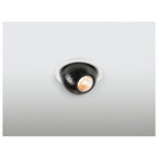 DYSKO, luminária de teto embutida, redonda, PHASE, 2700K, 6, 4 W, 36°, branco / preto