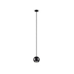 DYSKO, Candeeiro suspenso, PHASE, Comprimento pendente 200 cm, 2700K, 36°, branco / preto