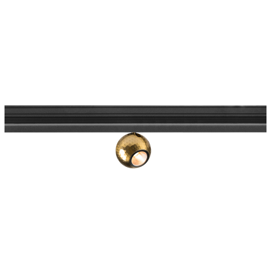DYSKO, 48V Spot, DALI, deep & pista embutida, 2700K, 5.6 W, 36°, preto / dourado