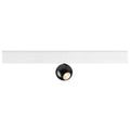 DYSKO, 48V Spot, DALI, deep & faixa embutida, 2700K, 5.6 W, 36°, branco / preto
