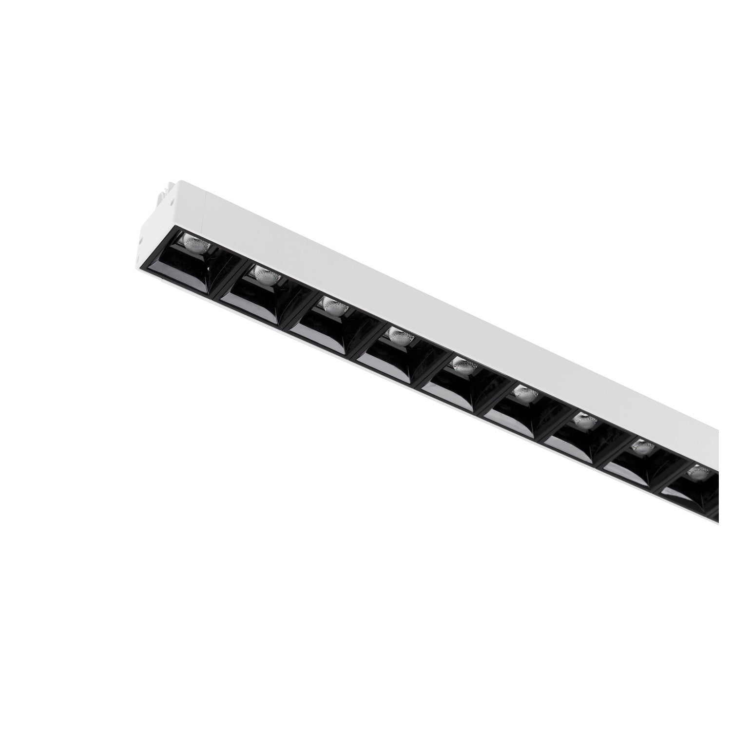 SIGHT EVO, 3~ Spot, DALI, único, retangular, 3000K, 25 W, 60°, branco / preto