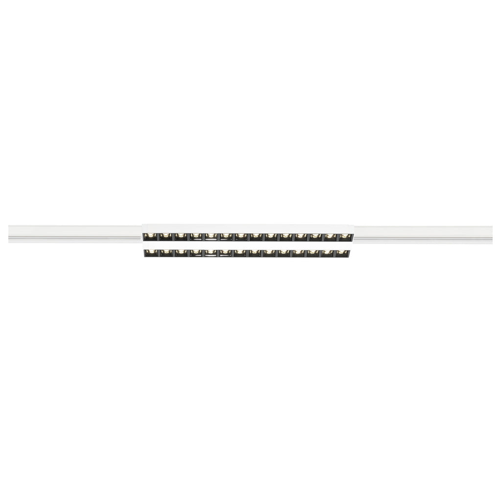 SIGHT EVO, 3~ Spot, DALI, duplo, retangular, 4000K, 25 W, 60°, branco / preto